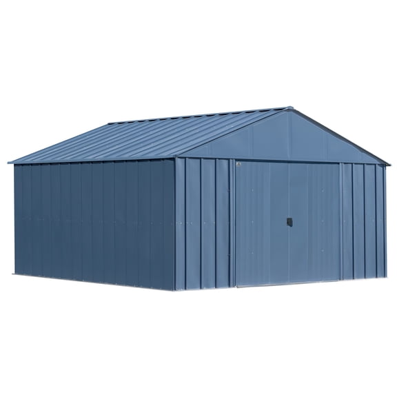 Arrow Classic 12 x 12 x 8 ft Blue Grey Steel Storage Shed