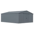 thumbnail image 1 of Arrow Classic 14 x 17 x 7 ft Charcoal Steel Storage Shed, 1 of 19