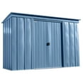 thumbnail image 1 of Arrow Classic 10 x 4 x 6 ft Blue Grey Steel Storage Shed, 1 of 17