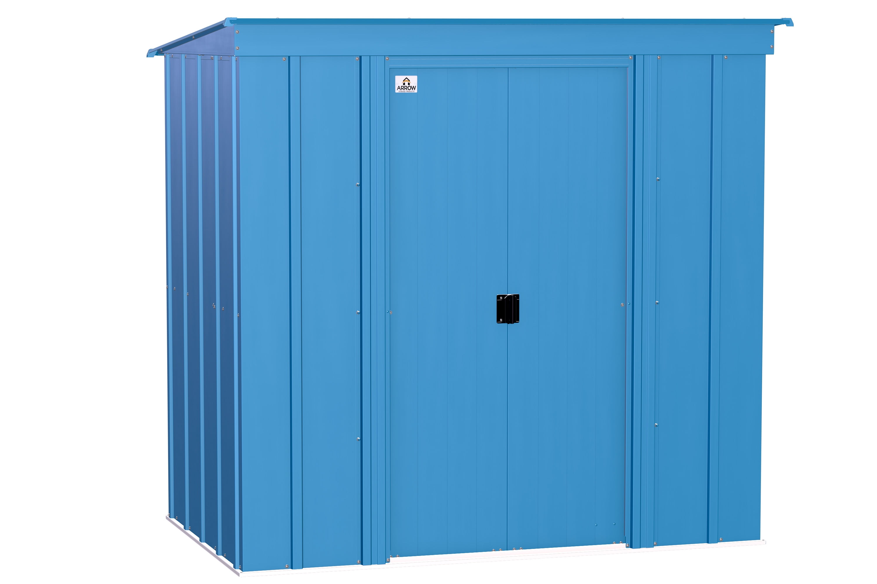 Arrow Classic Steel Storage Shed, 6x4, Blue Grey - Walmart.com