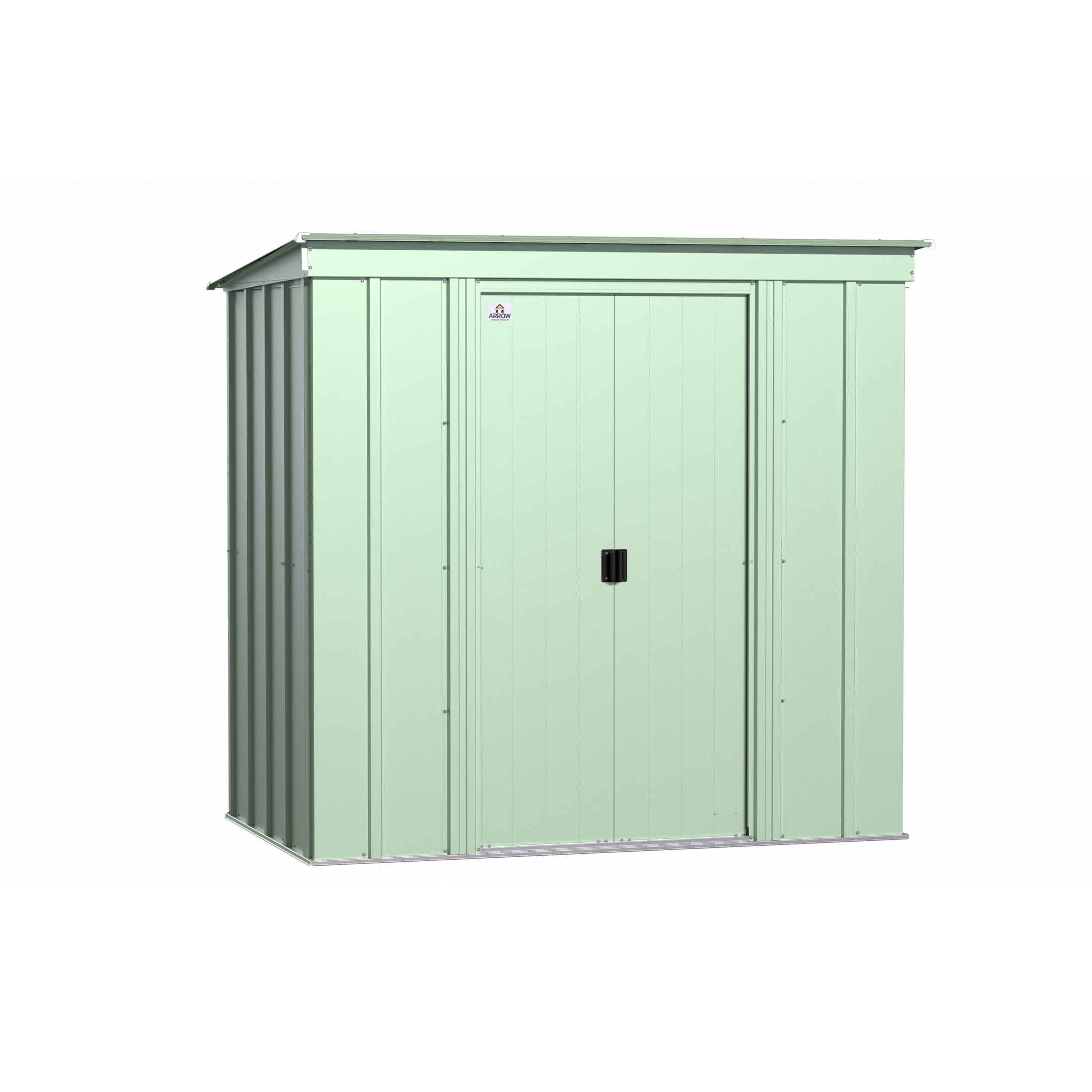 Arrow Classic 6 x 4 x 6 ft Sage Green Steel Storage Shed