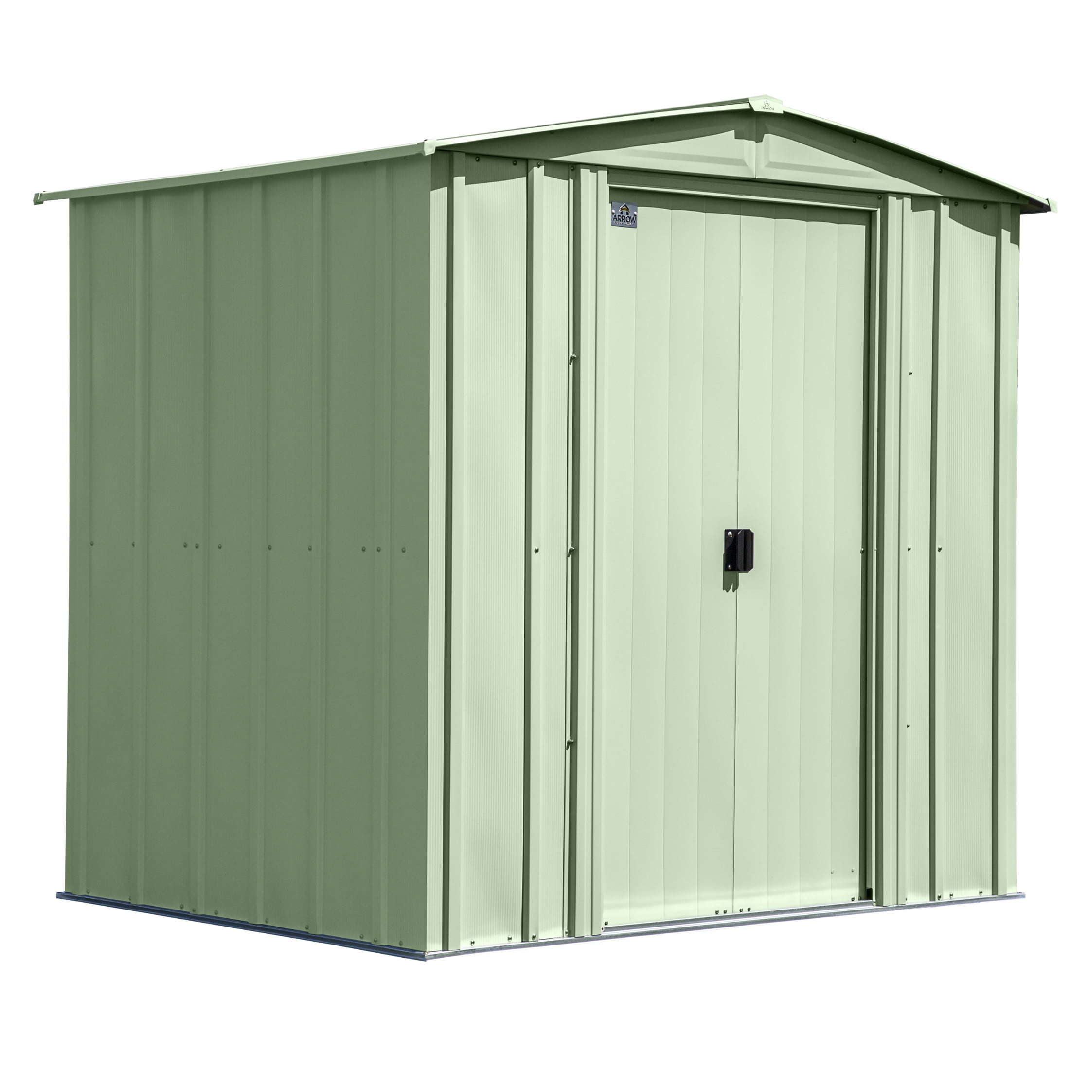 Arrow Classic 5 x 6 x 6 ft Sage Green Steel Storage Shed