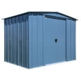 thumbnail image 1 of Arrow Classic 8 x 6 x 6 ft Blue Grey Steel Storage Shed, 1 of 19