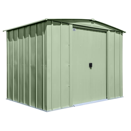 Arrow Classic 8 x 6 x 6 ft Sage Green Steel Storage Shed