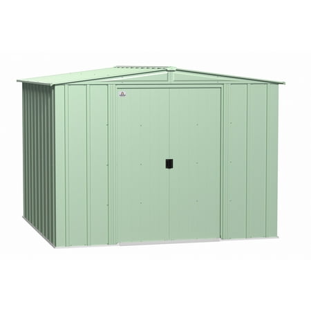 Arrow Classic 8 x 8 x 6 ft Sage Green Steel Storage Shed