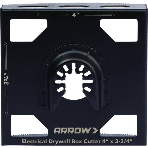 Arrow Double Gang Box Cutter Oscillating Blade - Pack of 8