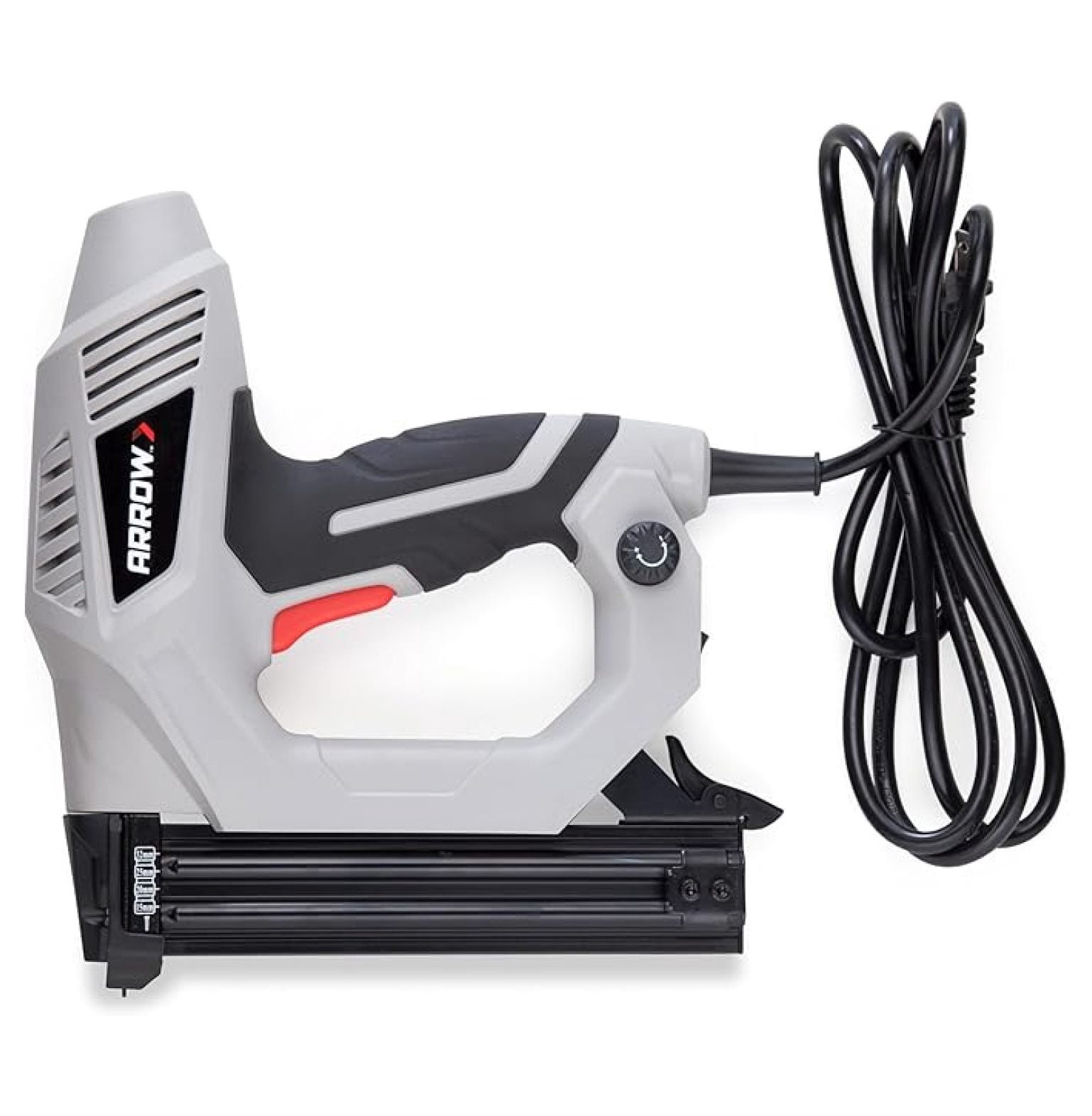 Arrow ET200BN Heavy Duty Electric Brad Nailer, Professional Nail Gun for Trim, Picture Frames, , Fencing, Uses Brad in 5/8", 3/4", and 1"