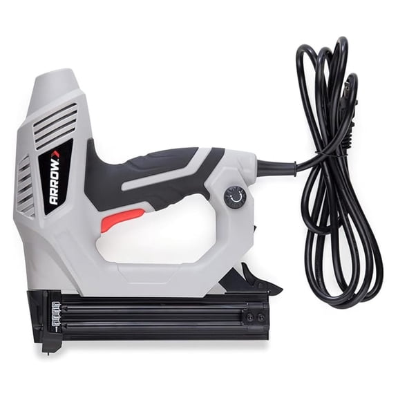 Arrow ET200BN Heavy Duty Electric Brad Nailer, Professional Nail Gun for Trim, Picture Frames, , Fencing, Uses Brad in 5/8", 3/4", and 1"