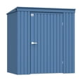 thumbnail image 1 of Arrow Elite 6 x 4 x 6 ft Blue Grey Steel Storage Shed, 1 of 16