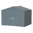 thumbnail image 1 of Arrow Elite 10 x 8 x 8 ft Anthracite Steel Storage Shed, 1 of 18