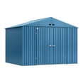 thumbnail image 1 of Arrow Elite 10 x 8 x 8 ft Blue Grey Steel Storage Shed, 1 of 18