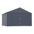 thumbnail image 1 of Arrow Elite 12 x 12 x 8 ft Anthracite Steel Storage Shed, 1 of 17
