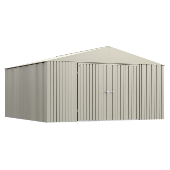 Arrow Elite 14 x 14 x 8 ft Cool Grey Steel Storage Shed