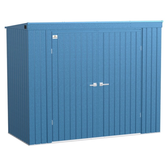 Arrow Elite 8 x 4 x 6 ft Blue Grey Steel Storage Shed