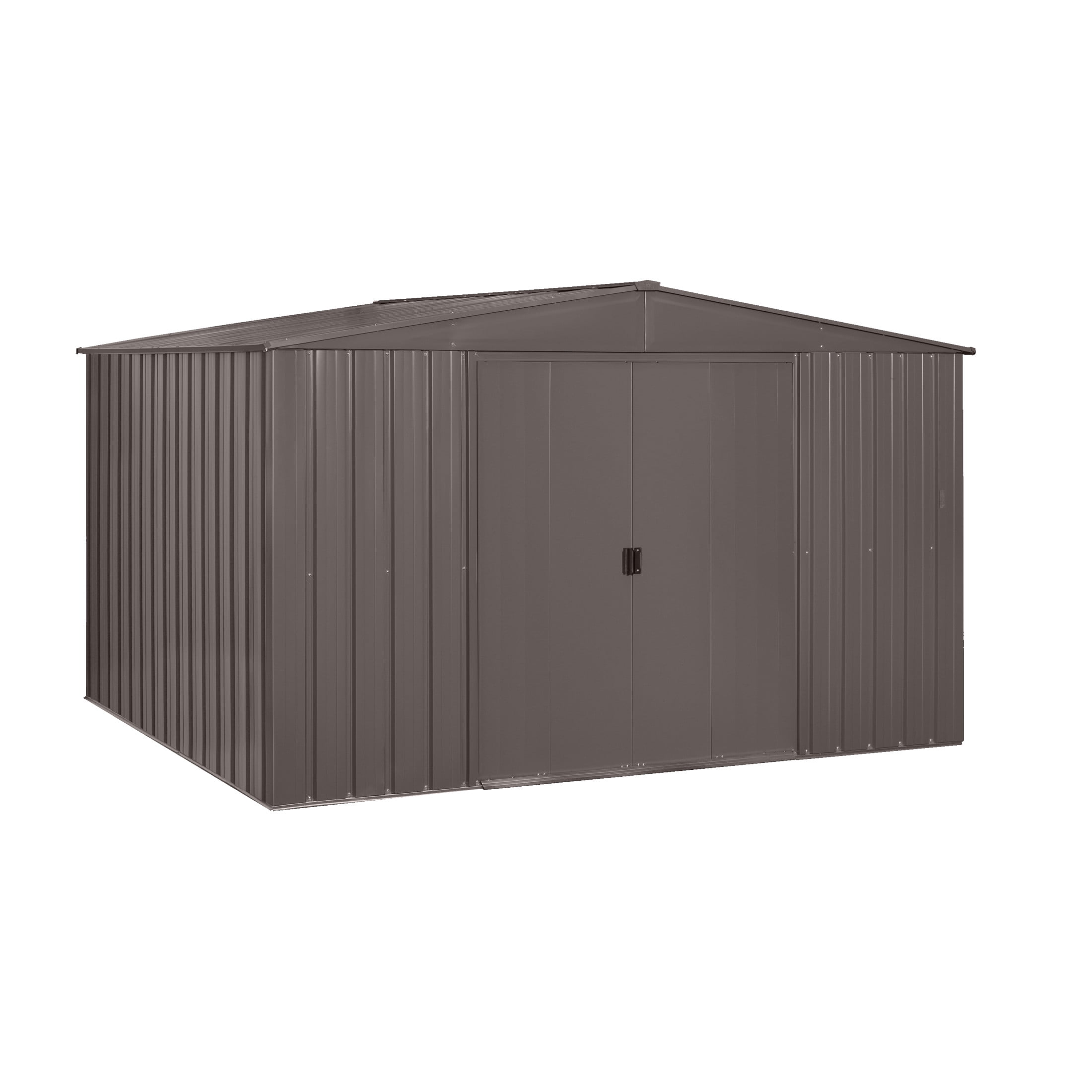 Arrow Essentials 10 x 10 x 6 ft Oswego Tea Steel Shed