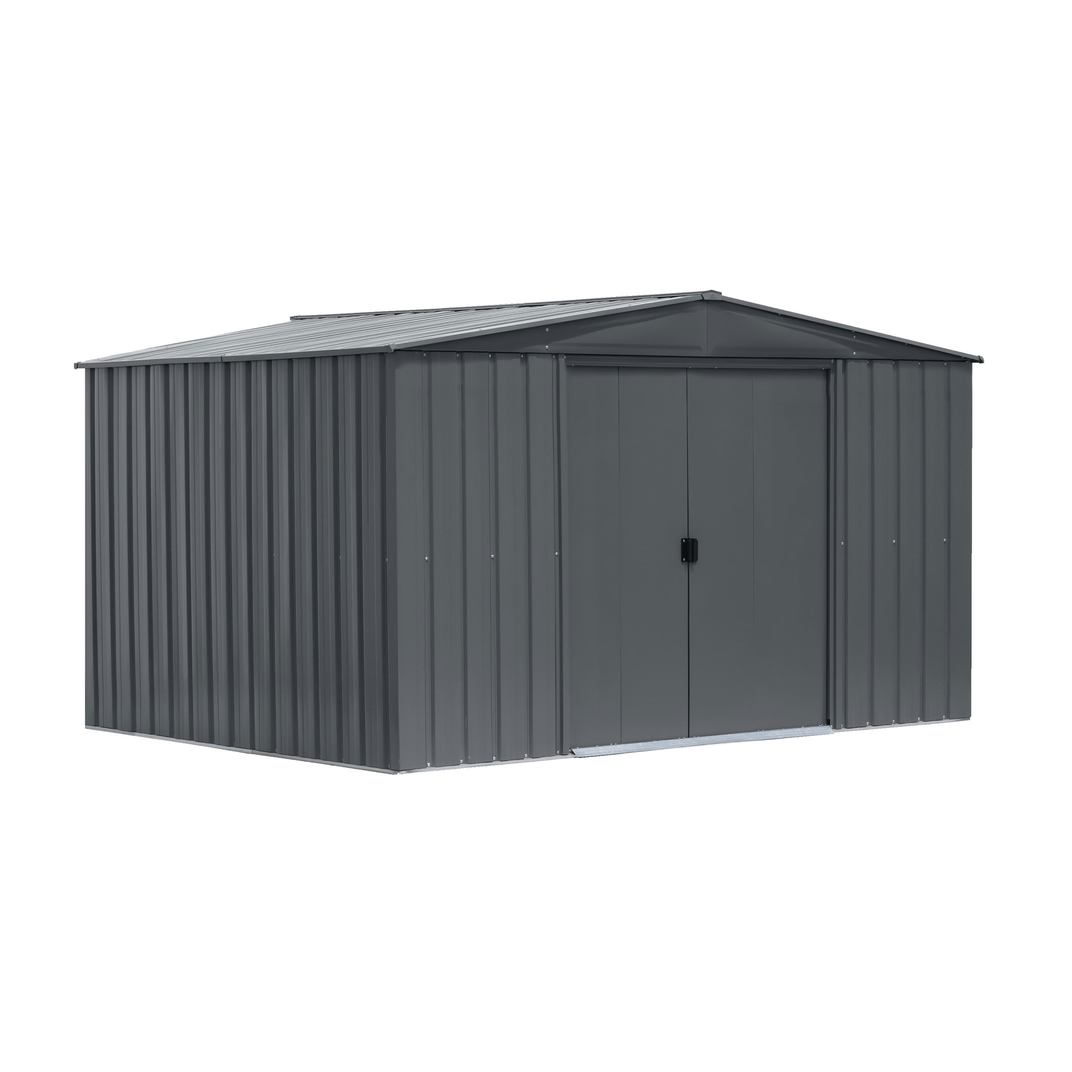 Arrow Essentials 8 x 10 ft Charcoal Essential Steel Shed