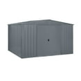 thumbnail image 1 of Arrow Essentials 8 x 10 x 6 ft Charcoal Steel Shed, 1 of 19