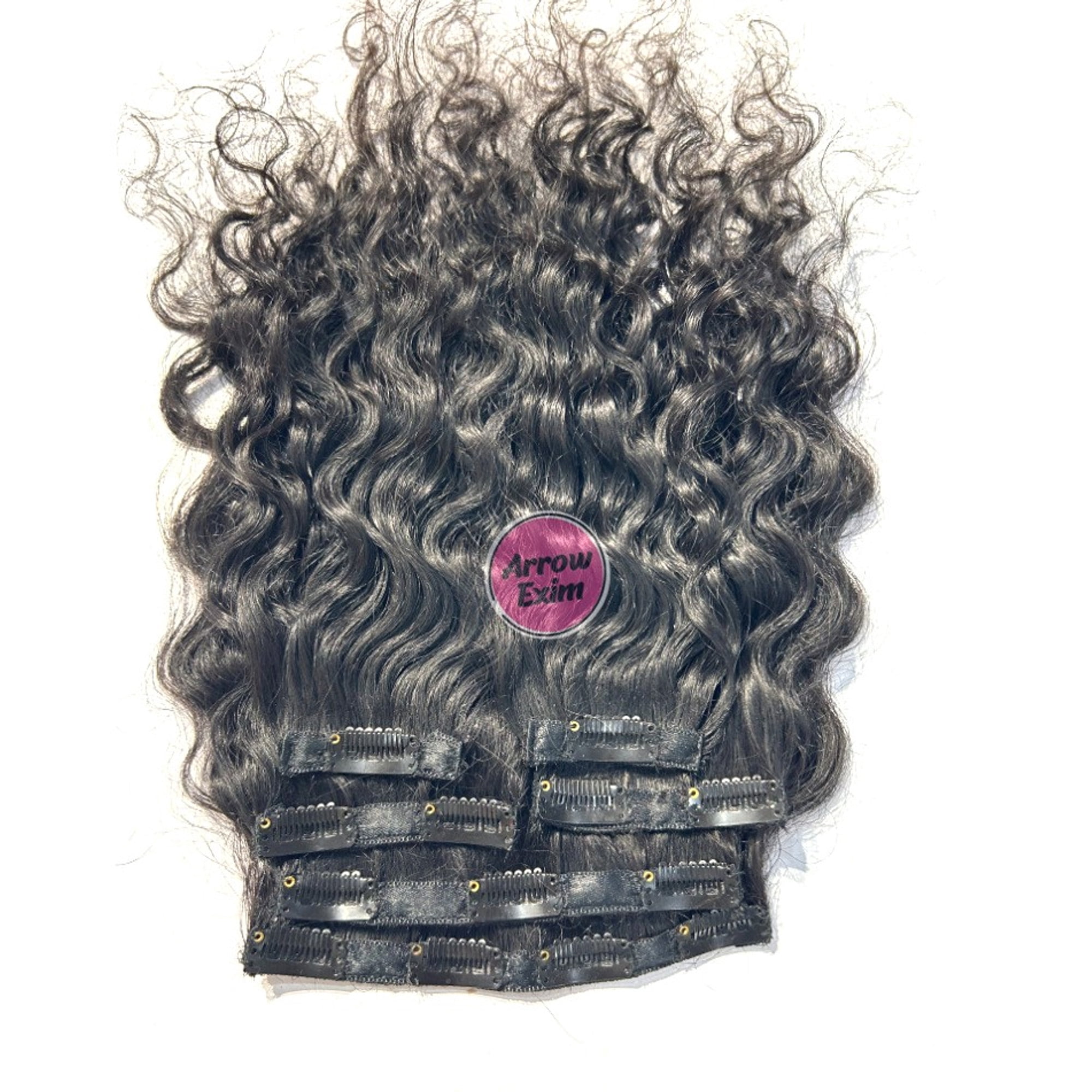 Arrow Exim 12A Deep Curly Clip-in Hair Extensions Virgin Remy 100g Full ...