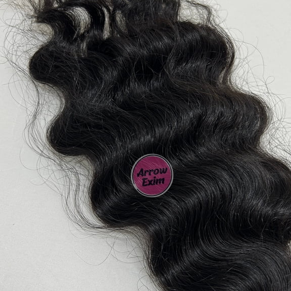 Arrow Exim Deep Wave Bulk Human Hair for Braiding - 12 Inch, 100% Remy Human Hair for Women