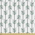 thumbnail image 1 of Ambesonne Arrow Fabric by the Yard Upholstery, Tribal Graphic Pattern, 1 Yard, Black White Green, 1 of 4