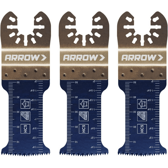 Arrow Fastener 109143 1.25 in. Fast Cut Curve Wood Blade - 3 Piece