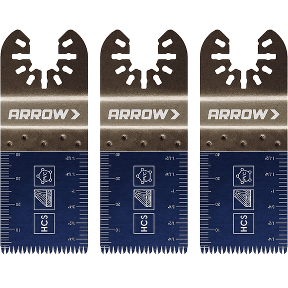 Arrow Fastener 1 5/16" Japanese Tooth Hardwood Blade 3PC