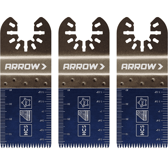 Arrow Fastener 1 5/16" Japanese Tooth Hardwood Blade 3PC