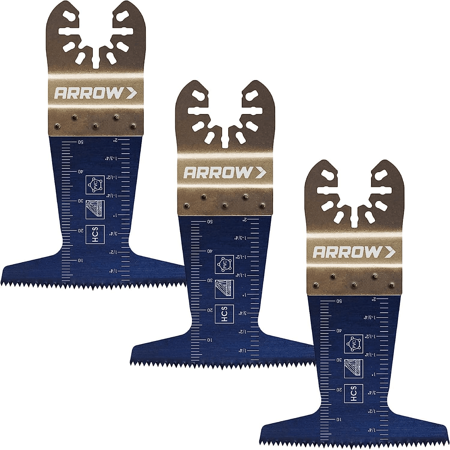 Arrow OSC1053 Japanese Tooth Tough Curve Wood Oscillating Tool Blade