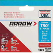Arrow T50 Heavy-Duty Stainless Steel Staple - Single Pack   Residential Use, Standard Application