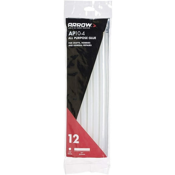 Arrow Fastener AP10-4 10-Inch All Purpose Glue Sticks