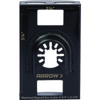 Arrow Fastener Arrow Single Gang Box Cutter Oscillating Blade - Pack of 2 Case Quantity Pack