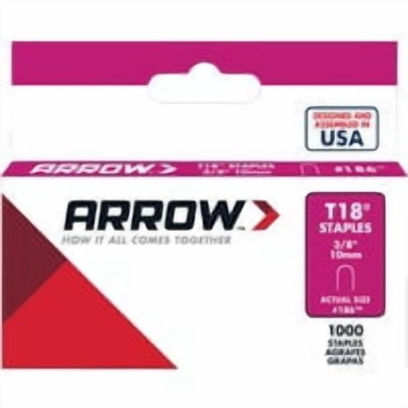 Arrow Fastener Arrow T18 Cable Staple - Pack of 12 Bulk Trade Pack