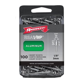 Arrow Fastener Rivets RVT AL - 1/8 In. Diameter - 100 Pack, One Size