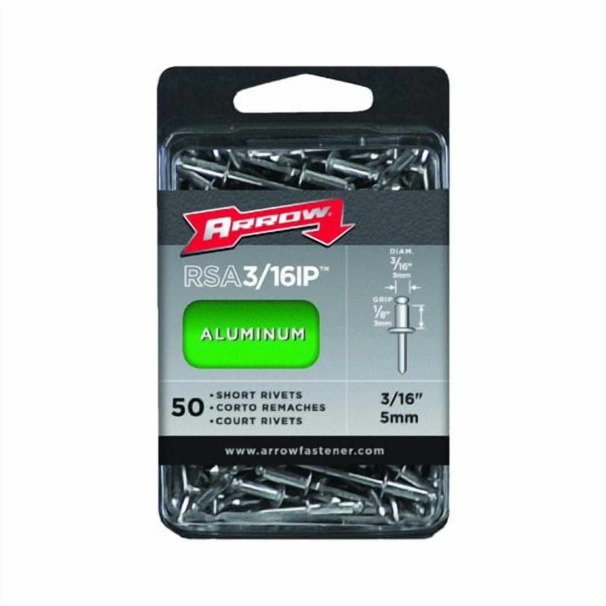 Arrow Fastener RSA3/16IP 3/16