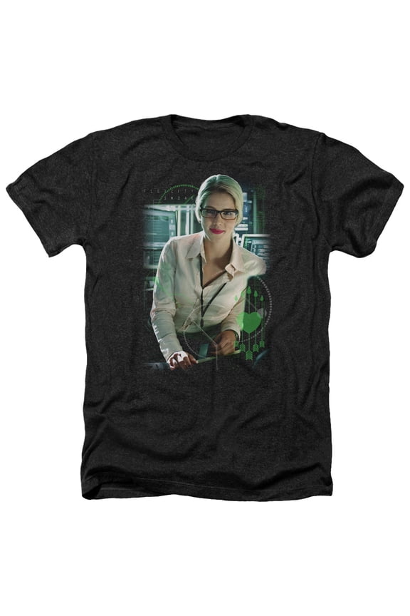 Arrow - Felicity Smoak - Heather Short Sleeve Shirt - Large