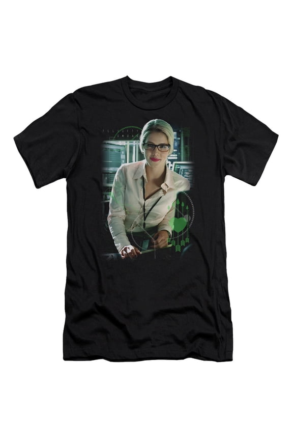 Arrow - Felicity Smoak - Premium Slim Fit Short Sleeve Shirt - XX-Large