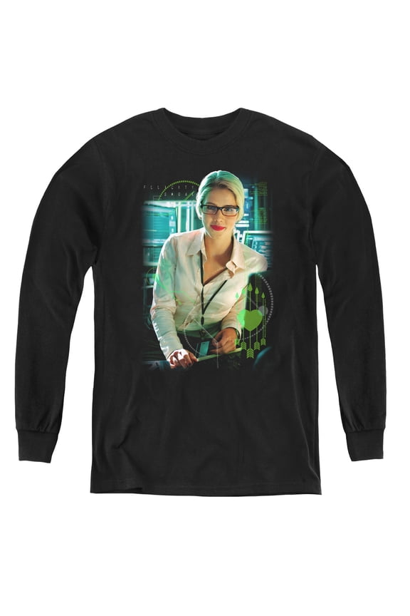 Arrow - Felicity Smoak - Youth Long Sleeve Shirt - X-Large