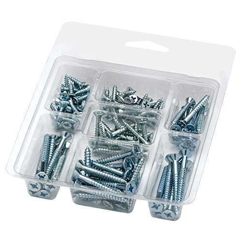 Arrow Flat Head Wood Screw Assortment