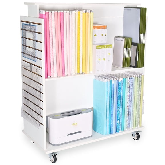 Arrow 4 Shelf Fabric Organizer - White