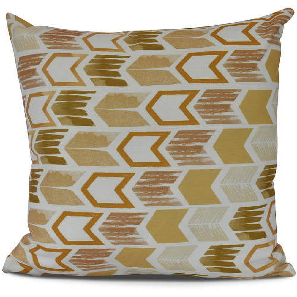 Arrow Geometric Print Pillow