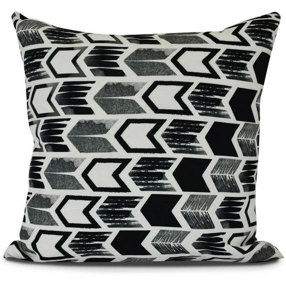 Arrow Geometric Print Pillow