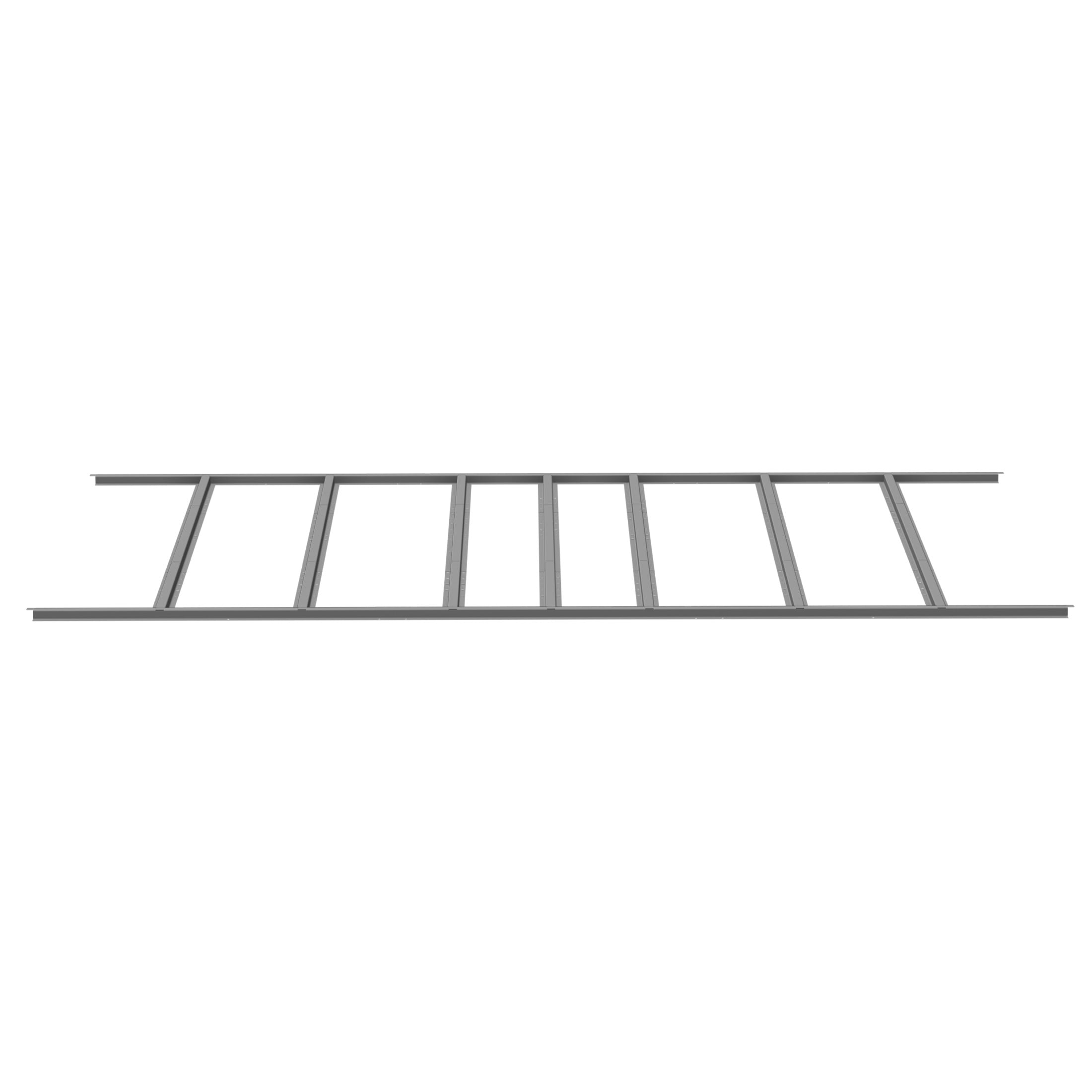 Arrow Classic Grey Floor Frame Kit For Sheds 10X4, 10X6, 10X7, 10X8, 10X9 And 10X10 Ft. And Select Sheds 10X4, 10X6, 10X7, And 10X8 Ft.