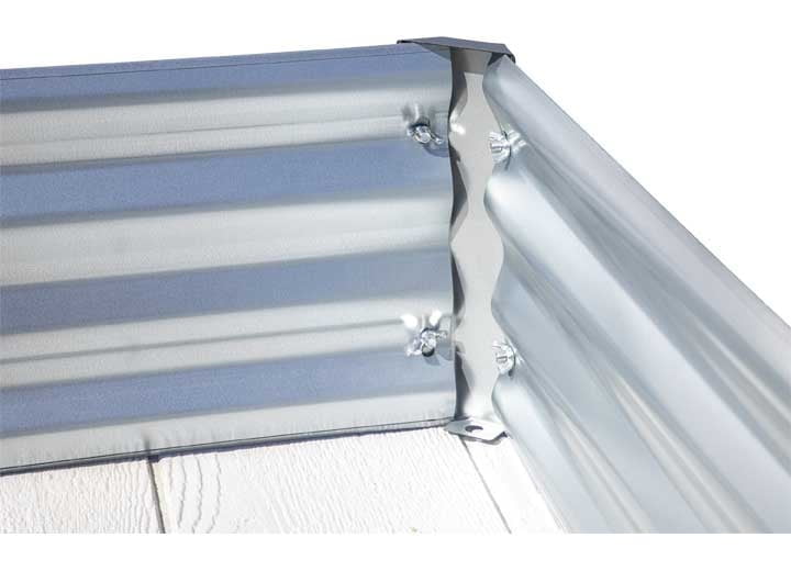 Galvanized Steel Raised Garden Bed for Outdoor Yard