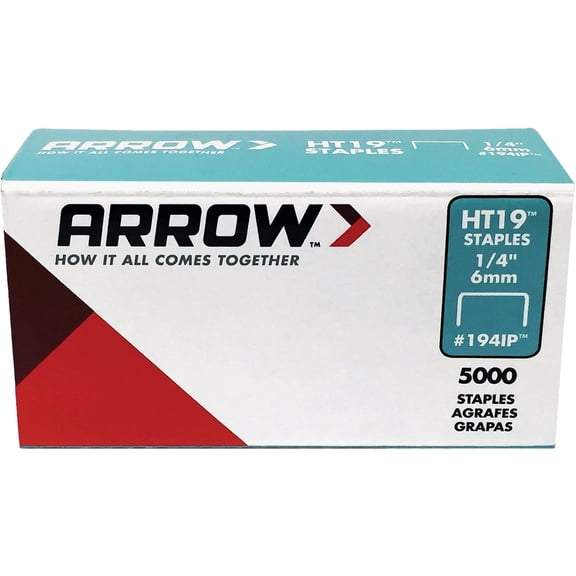 Arrow HT19 Hammer Tacker Staple - Pack of 4