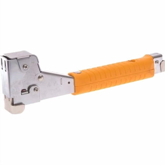 Arrow HT50 Heavy Duty Hammer Tacker, Chromed-Steel Manual Stapler with Sure-Grip Handle, Dual-Capacity Rear-Load Magazine, Fits 5/16, 3/8", or 1/2" Staples