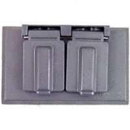 Cooper Wiring S989-SP 1-Gang Duplex Receptacle Cover
