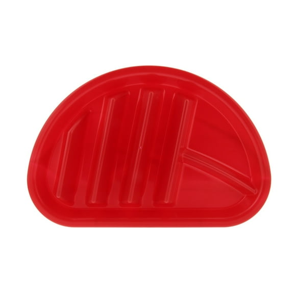 Arrow Home Plastic Fiesta Taco Red Plate