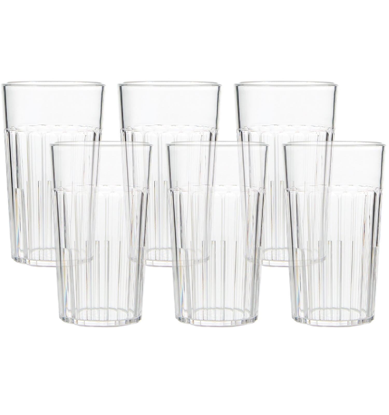 Clear Plastic Tumblers, 14oz, 32ct