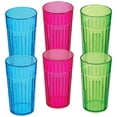 thumbnail image 1 of Arrow 6 oz. Rainbow Tumblers, Assorted Colors - 6 count (00105), 1 of 7