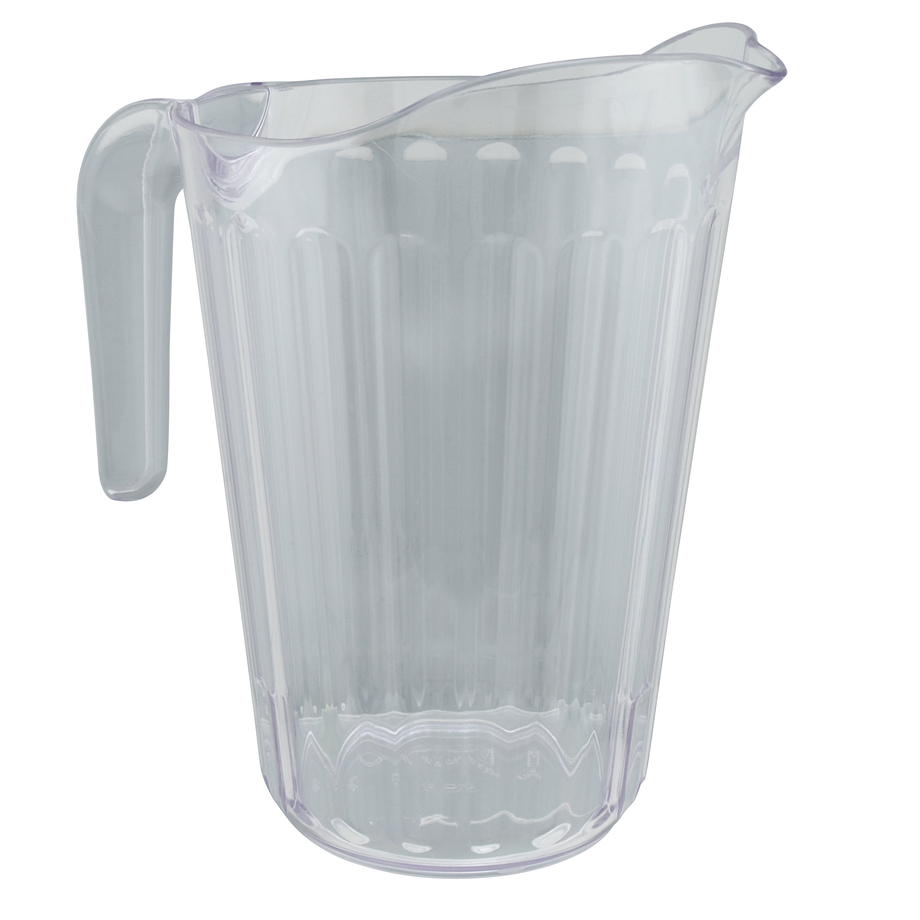 Winco WPS-60 Clear Plastic 60 oz. Water Pitcher - LionsDeal